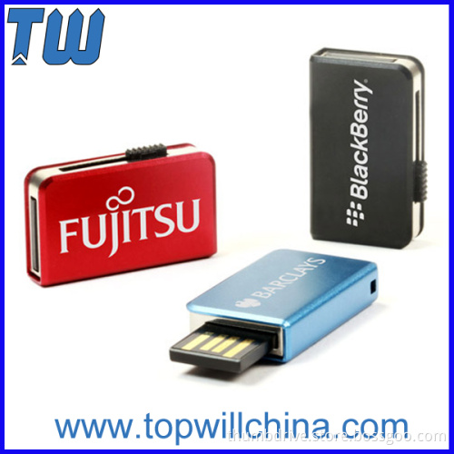 Metal Book Shape Sliding 4GB Pen Drive
